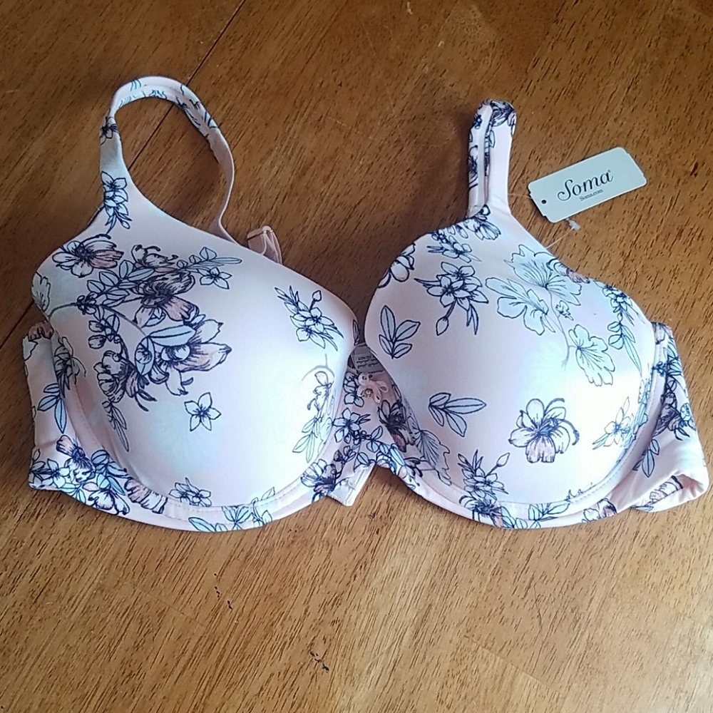 NWT Soma Embraceable Full Coverage Bra 38D